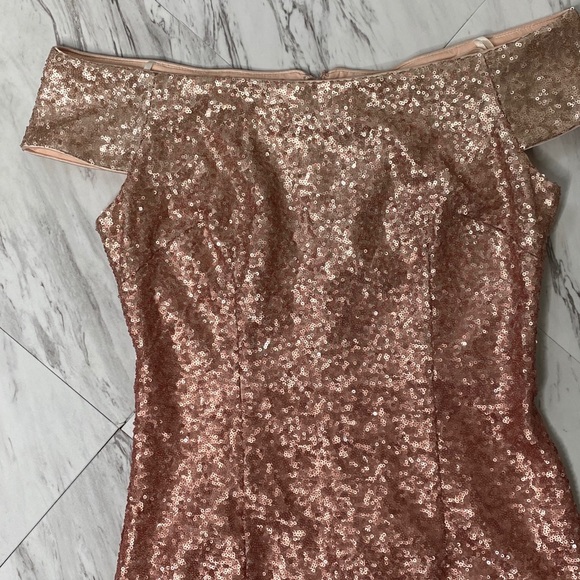 Vince Camuto Pink Ombré Sequin Cocktail - Picture 3 of 6